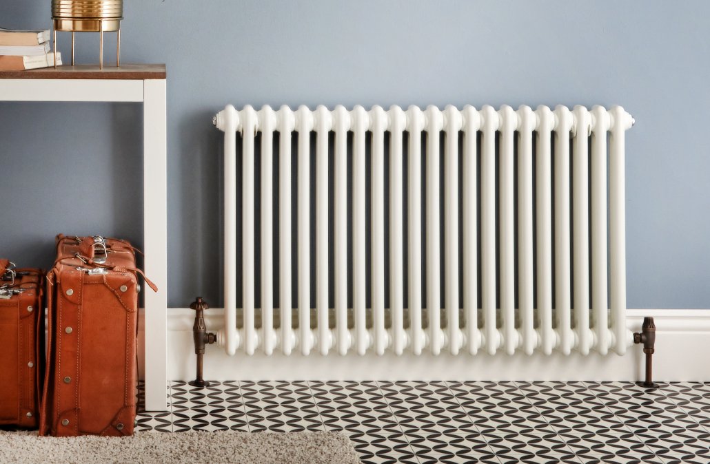 The White Milano Windsor Column Radiator